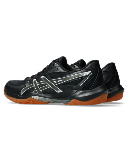 Asics Gel-Rocket 12 black gunmetal angle 2
