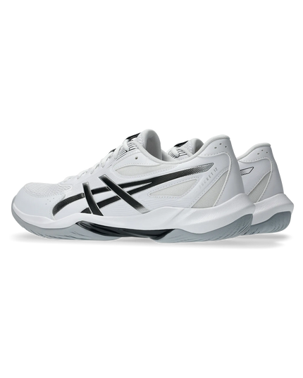 Asics Gel-Rocket 12 white / black angle 2