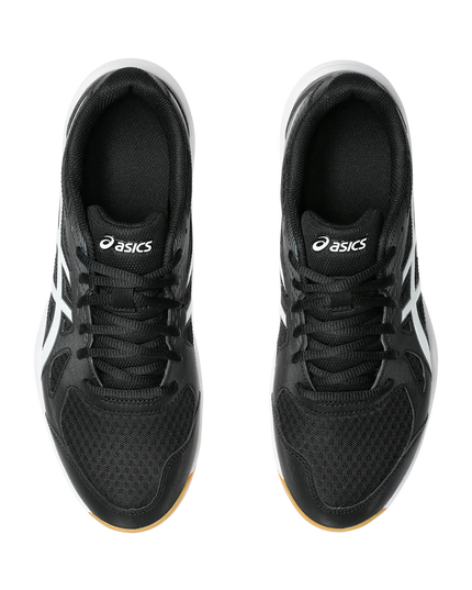 Asics Upcourt 6 black / white top view
