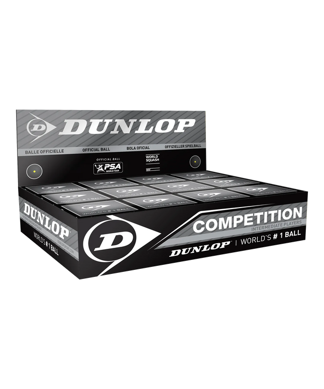 Dunlop Competition Squash Ball box of 12