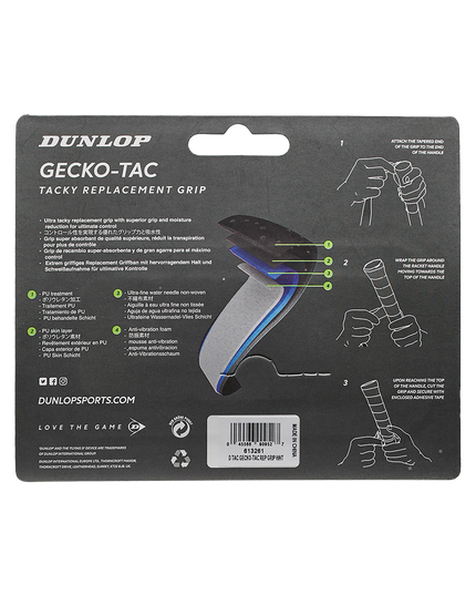 Dunlop Gecko Tac Grip white back