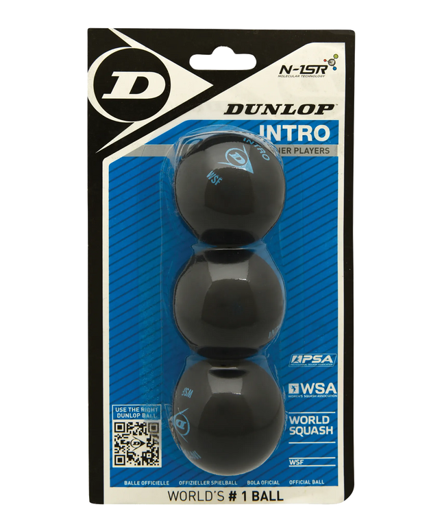 Dunlop Intro Squash Bal blister