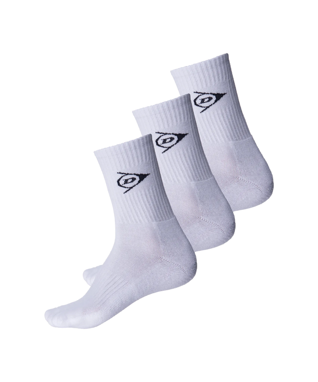 Dunlop Men's Crew Socks white