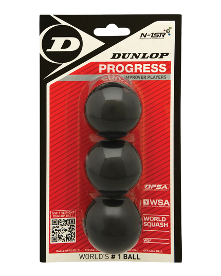 Dunlop Progress Squash Ball blister