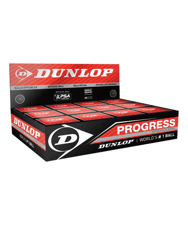 Dunlop Progress Squash Ball box of 12