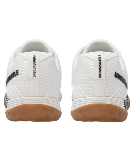 UNSQUASHABLE FAST-TEC PRO Squash Shoe white heel